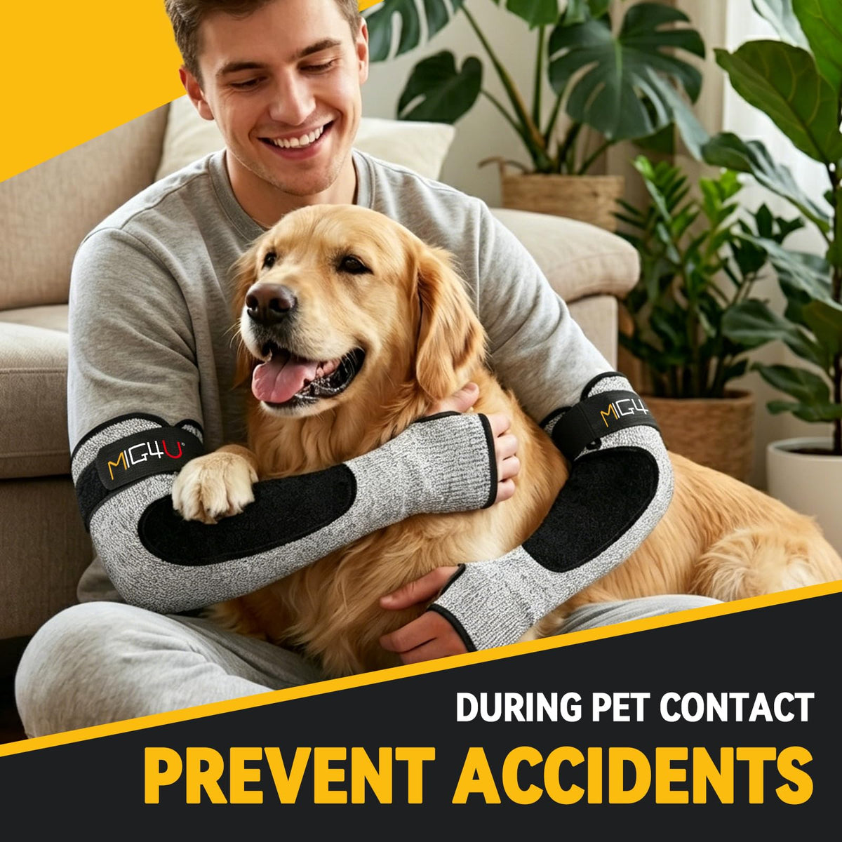 MIG4U woodworking sleeve delivers durable protection for safe carpentry.