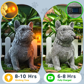 Miggley garden statue offers a thoughtful gift for dog lovers.