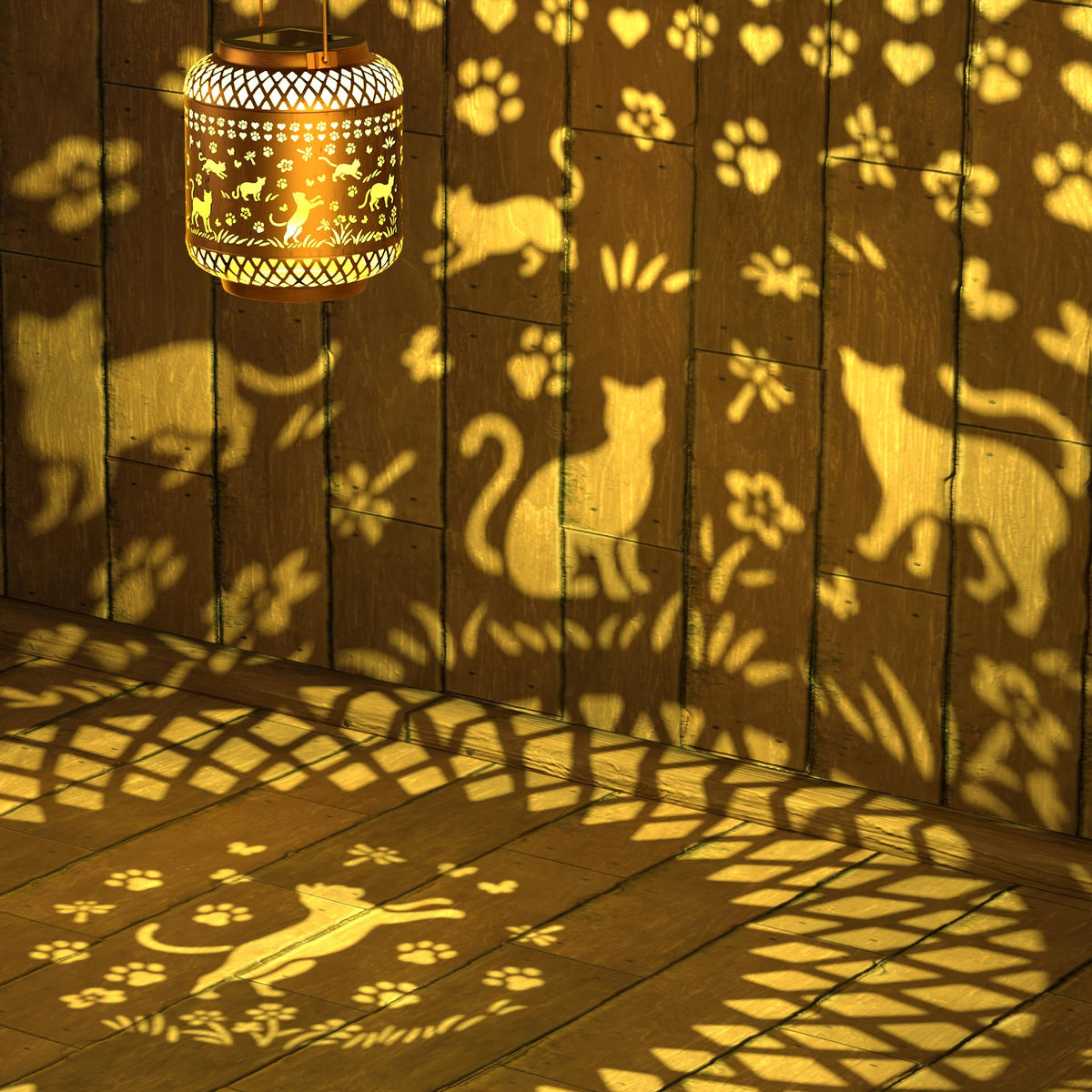 Miggley Weatherproof Metal Outdoor Lantern stands up to rain and sun.