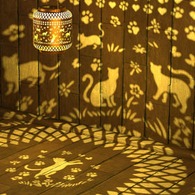 Miggley Weatherproof Metal Outdoor Lantern stands up to rain and sun.