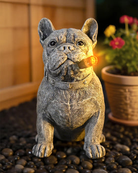 Miggley weatherproof resin sculpture withstands rain and sun.