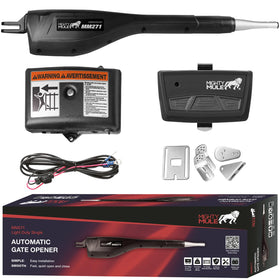 Mighty Mule MM271 gate opener package for easy installation and reliability