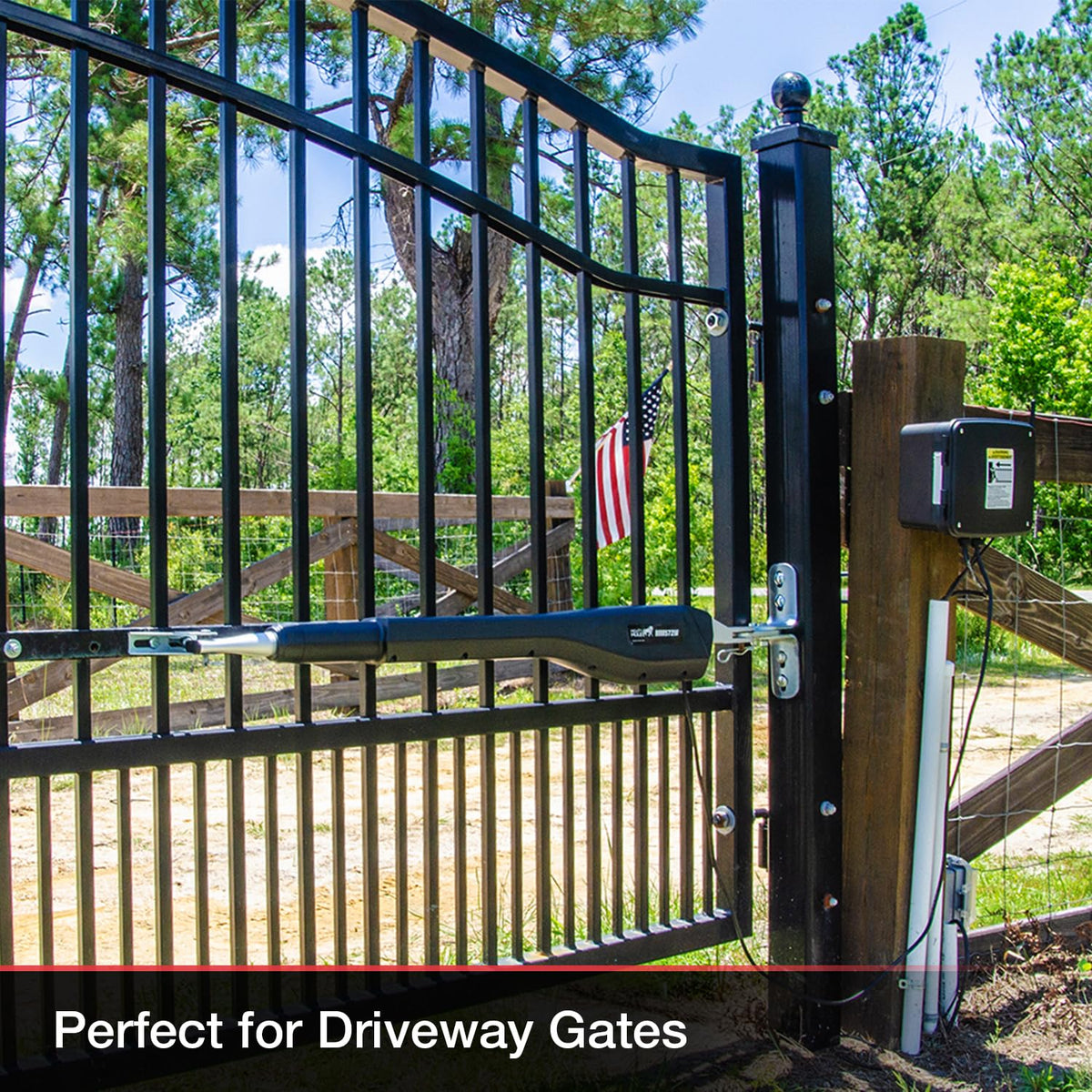 Mighty Mule MM571W remotes provide convenient wireless gate control from a distance.