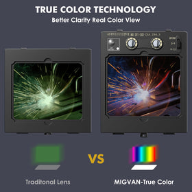 MIGVAN durable multi-process hood withstands tough environments for professional welding