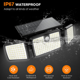 MIHANI IP65 weatherproof housing withstands rain and snow.