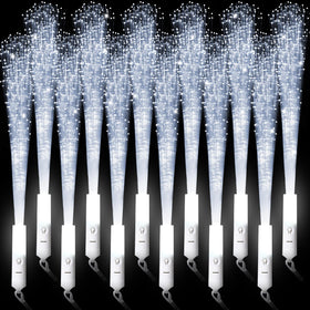 miikoul fiber optic wand with white glow for crowd decor and ambiance