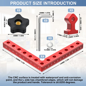 Frame alignment and box assembly with Mikego clamp.