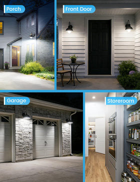 MikeWin 5000K daylight motion-sensor bulb enhances visibility