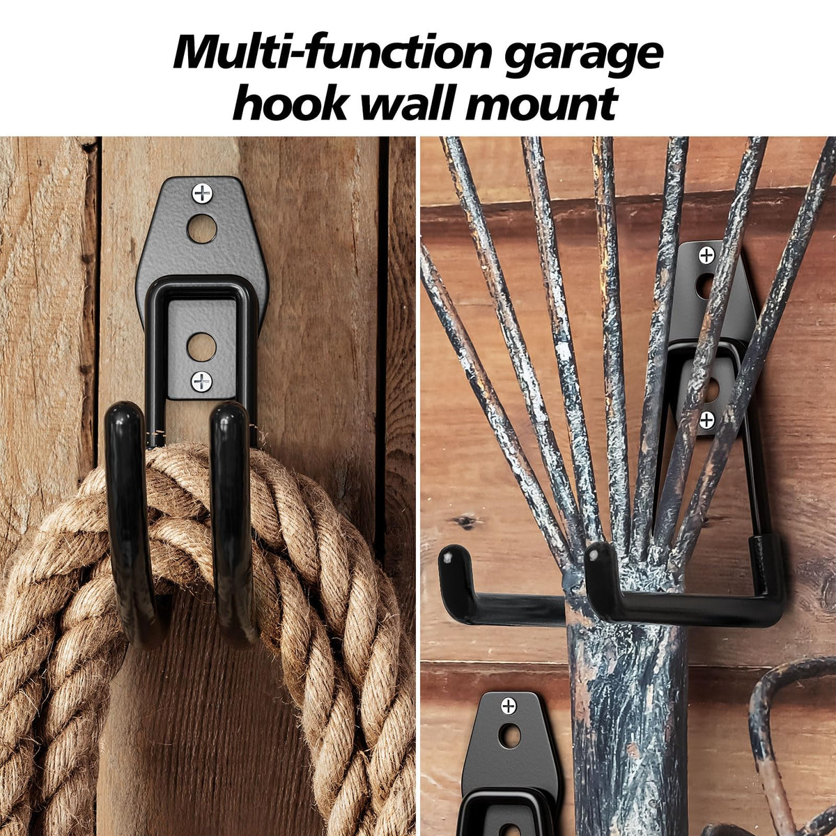 MIKRUI easy installation with included hardware on brick or wood