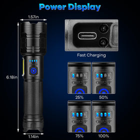 MILAOSHU 5000mAh battery delivers long runtimes on one charge