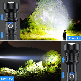 MILAOSHU IPX7 waterproof flashlight in wet conditions