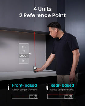 MiLESEEY 2-inch LCD backlit display for easy reading