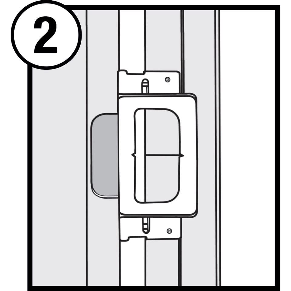 Milescraft 1222 Hinge Mate 150 in use on a door with stop