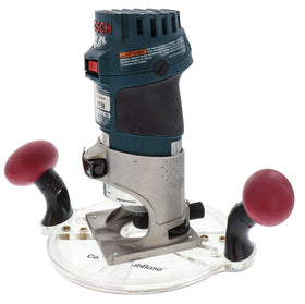 Milescraft 1225 Centering and universal mounting inserts simplify router setup.