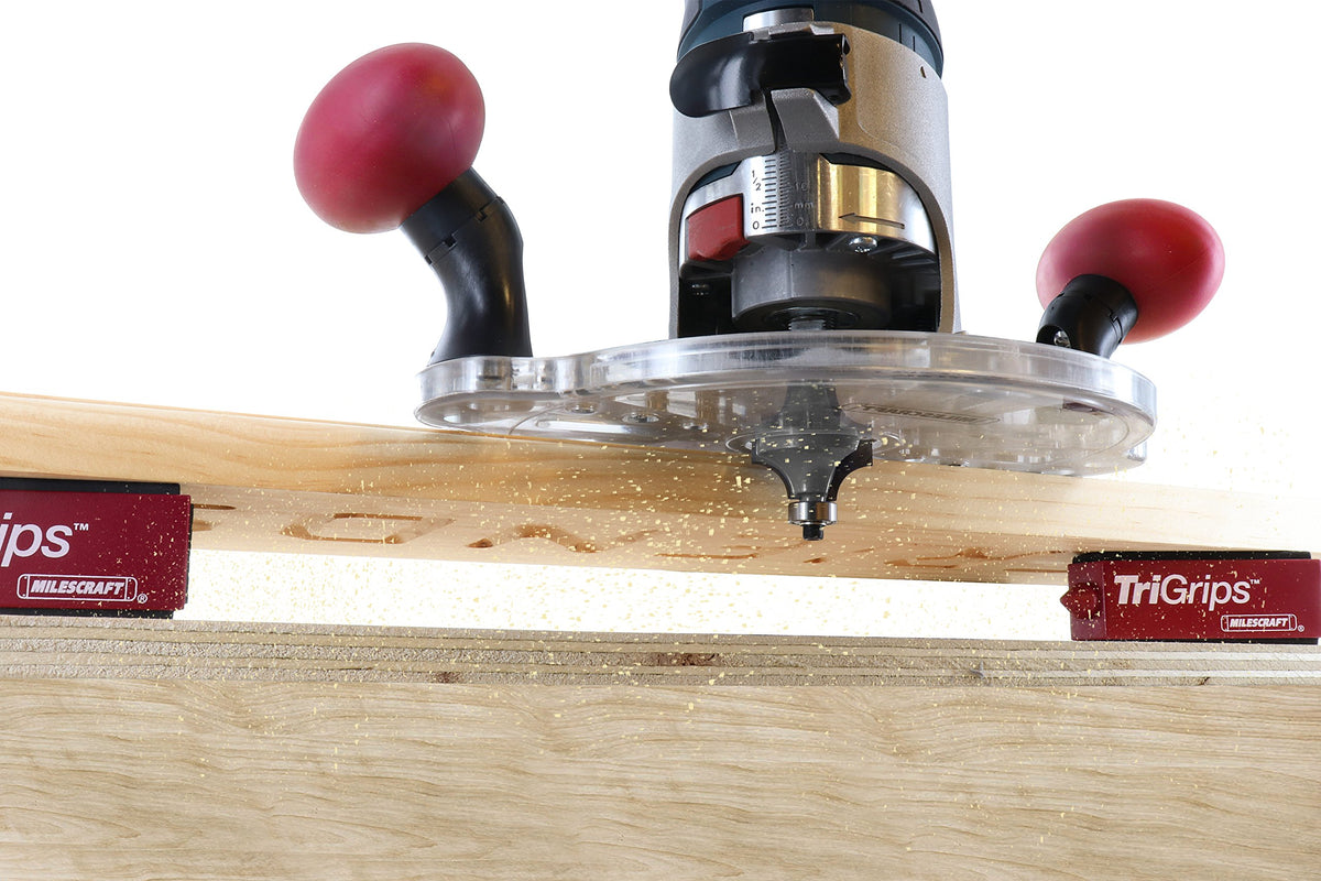Milescraft 1225 Mortise pins enable clean mortises in your workpieces.