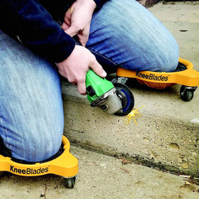 Milescraft 1603 KneeBlades support versatile floor work like tile and wood