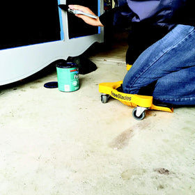 Milescraft 1603 KneeBlades secure strap design enables easy on off