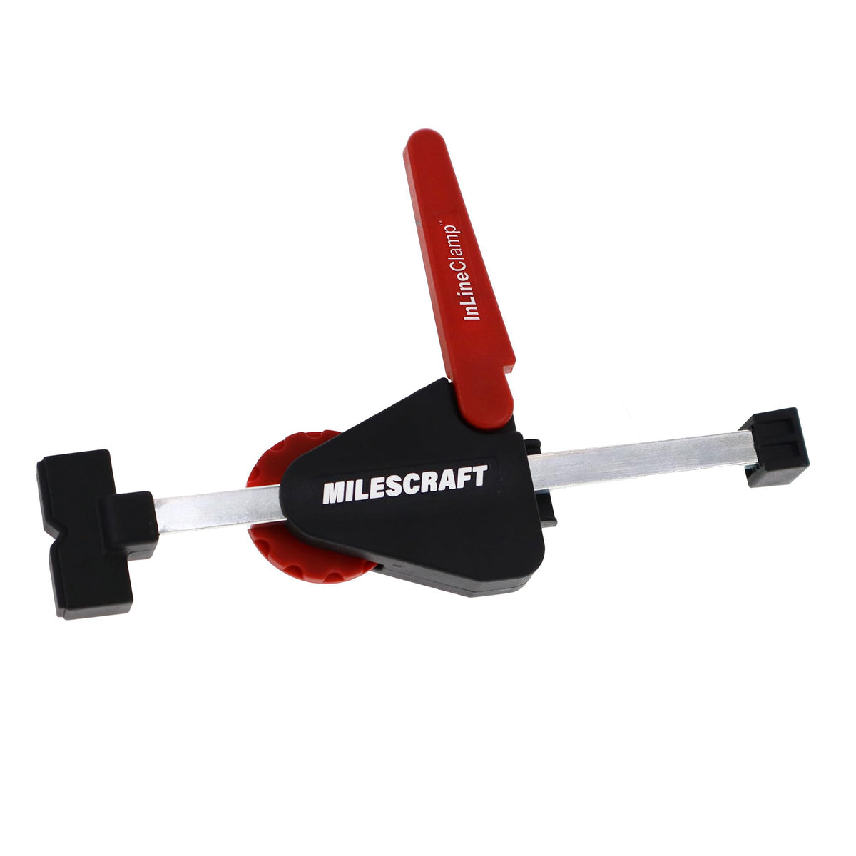 Milescraft CamStop provides back-edge support for secure clamping.