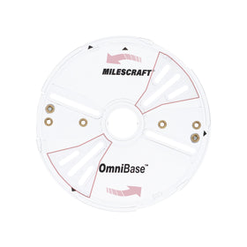 Milescraft Omni Base adjustable wings enable precise router alignment