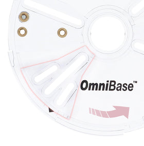 Milescraft 6202 Omni Base supports router compatibility and setups