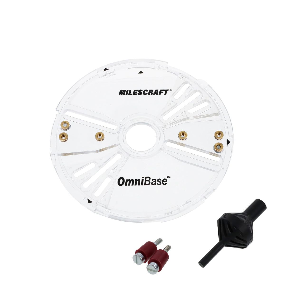 Milescraft 6202 Omni Base universal base plate fits many routers for versatility