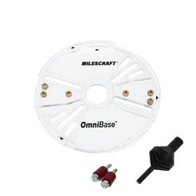 Milescraft 6202 Omni Base universal base plate fits many routers for versatility