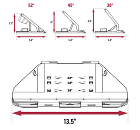 Milescraft Crown45 indented cutting surface aids dentil style moldings