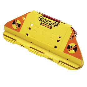 Milescraft Crown45 right side up cutting enables accurate crown molding