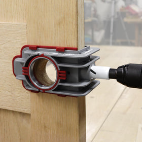 Milescraft DoorKit bi-metal hole saws for clean, accurate holes