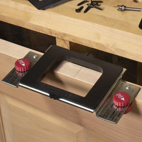 Milescraft DoorKit deadbolt and handle install demonstrates quick alignment