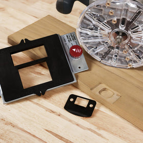Milescraft DoorKit self-clamping design enabling quick setup without screws