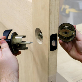 Milescraft DoorKit steel frame with router bit for durable mortises