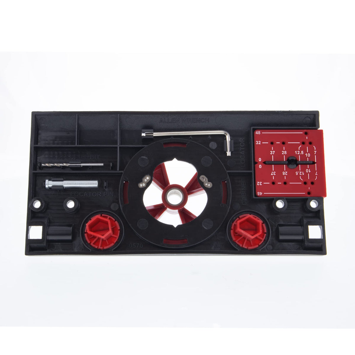 Milescraft EuroHingeJig detachable marking guide for transferring hinge locations