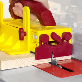 Milescraft GrabberPRO heel adjustment adds leverage for cleaner finishes.