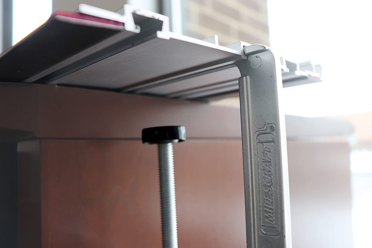 Milescraft hardware package included for quick setup and rail connections.
