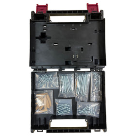 Milescraft PocketJig200 spring-loaded sled for versatile repairs