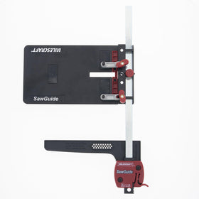 Milescraft SawGuide 1403 enables bevel and angle cuts with a steady guide.