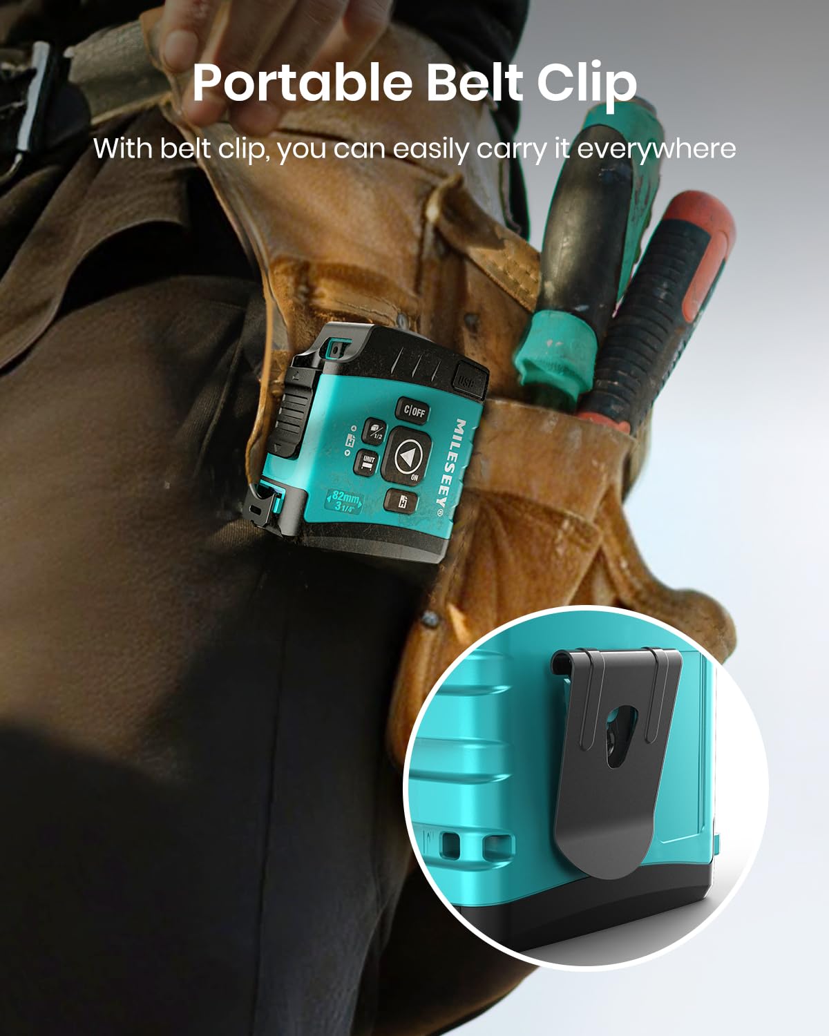 MiLESEEY DT20 area‑volume mode enables quick area and volume calculations