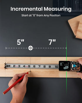 MiLESEEY XTAPE1 live angle display for accurate angles
