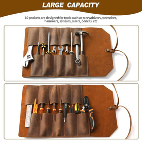Militaria Stuffs Leather Tool Roll Gift ready packaging for DIY lovers
