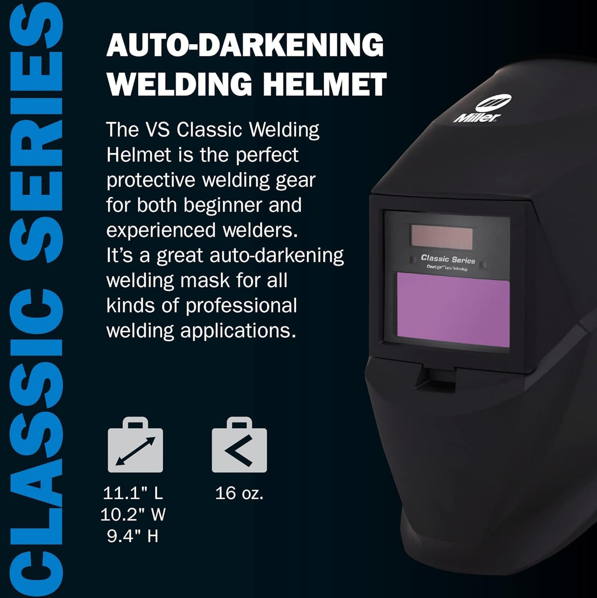 Close-up of Miller ClearLight optics highlighting natural color and clarity.