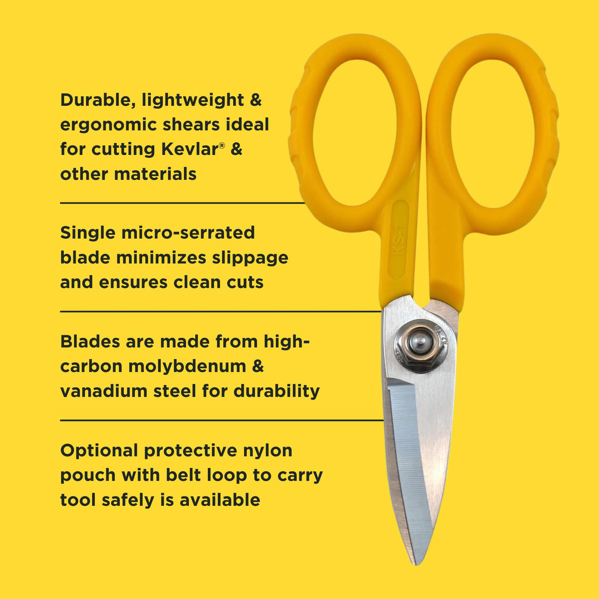 Miller KS-1 ambidextrous handles shown for comfortable use by technicians