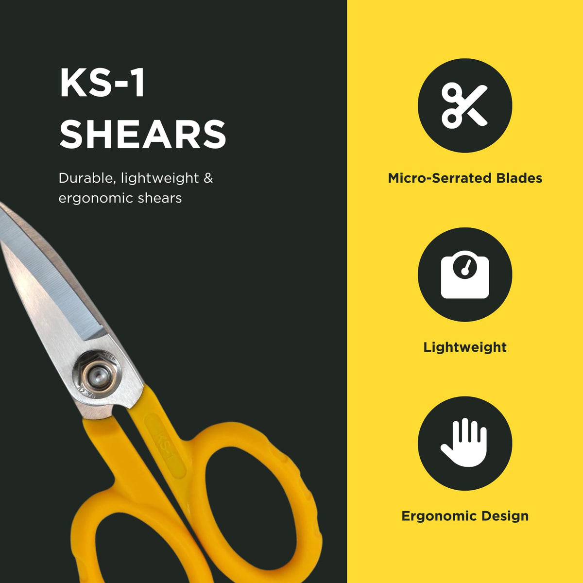 Miller KS-1 micro-serrated grip reducing slippage during cuts