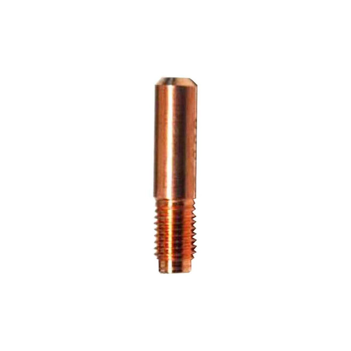 Miller M-Series contact tip 0.035 close-up shows durable wear resistance.