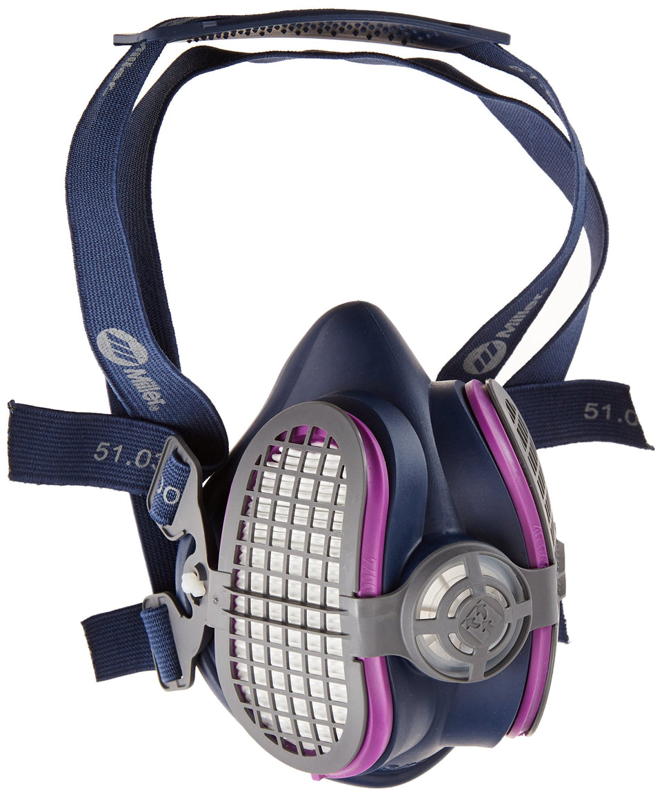 Miller ML00894 respirator with filters for dust and fumes during metalworking
