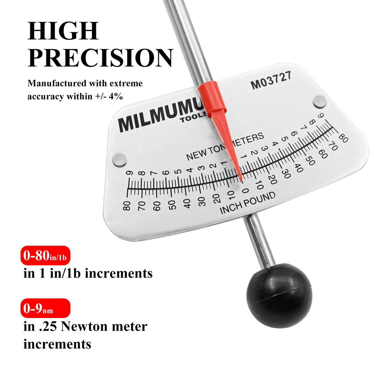 MILMUMU dual-direction torque wrench delivers precise 0-80 in-lbs for automotive tasks