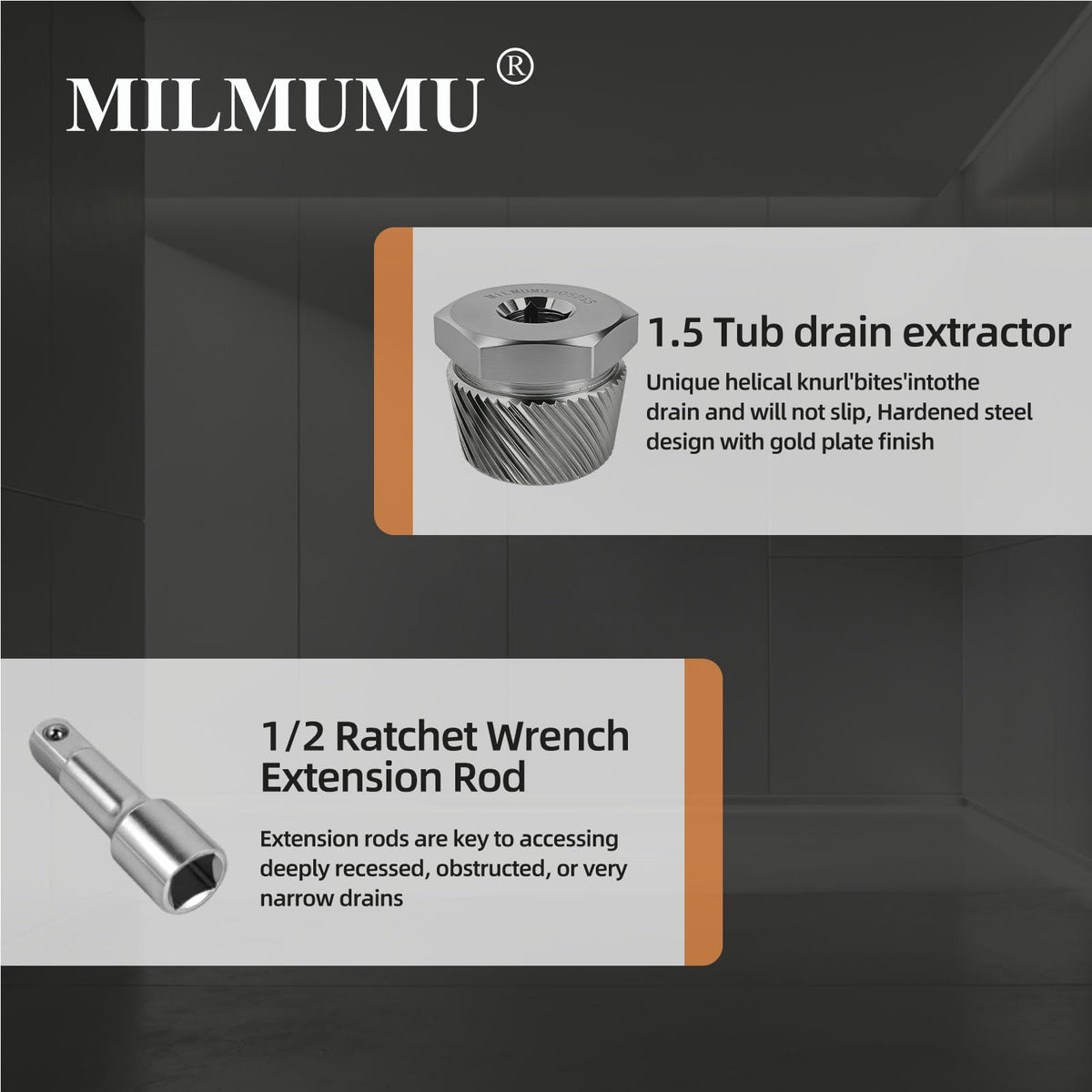 MILMUMU easy-removal tap shows quick release after successful extraction