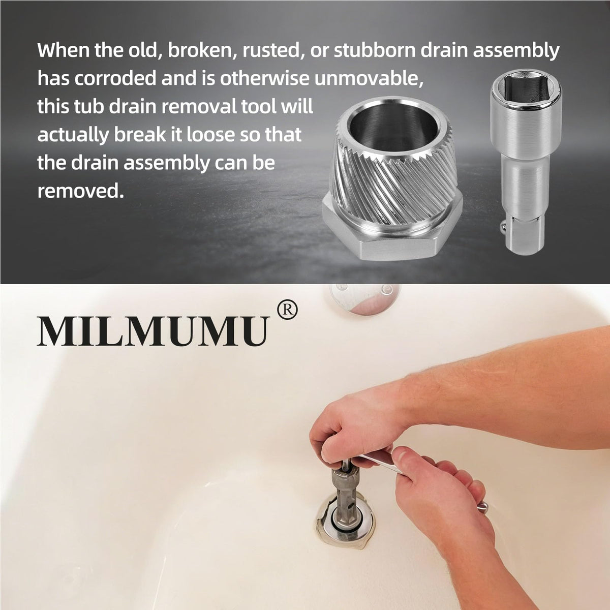 MILMUMU hardened steel with gold finish offers durability and rust resistance