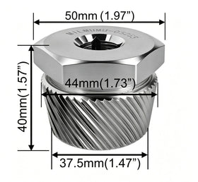 MILMUMU 1/2in ratchet drive ready for leverage on a clogged drain.