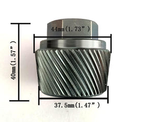 MILMUMU extractor grip technology with chamfered bit end protects tub surface